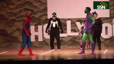 Gerard as "Spiderman"